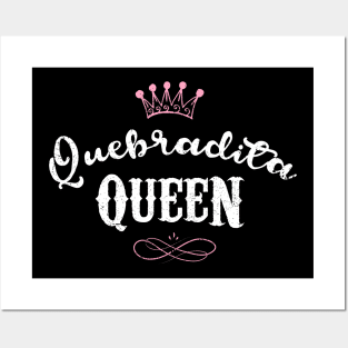 Quebradita Queen - white design Posters and Art